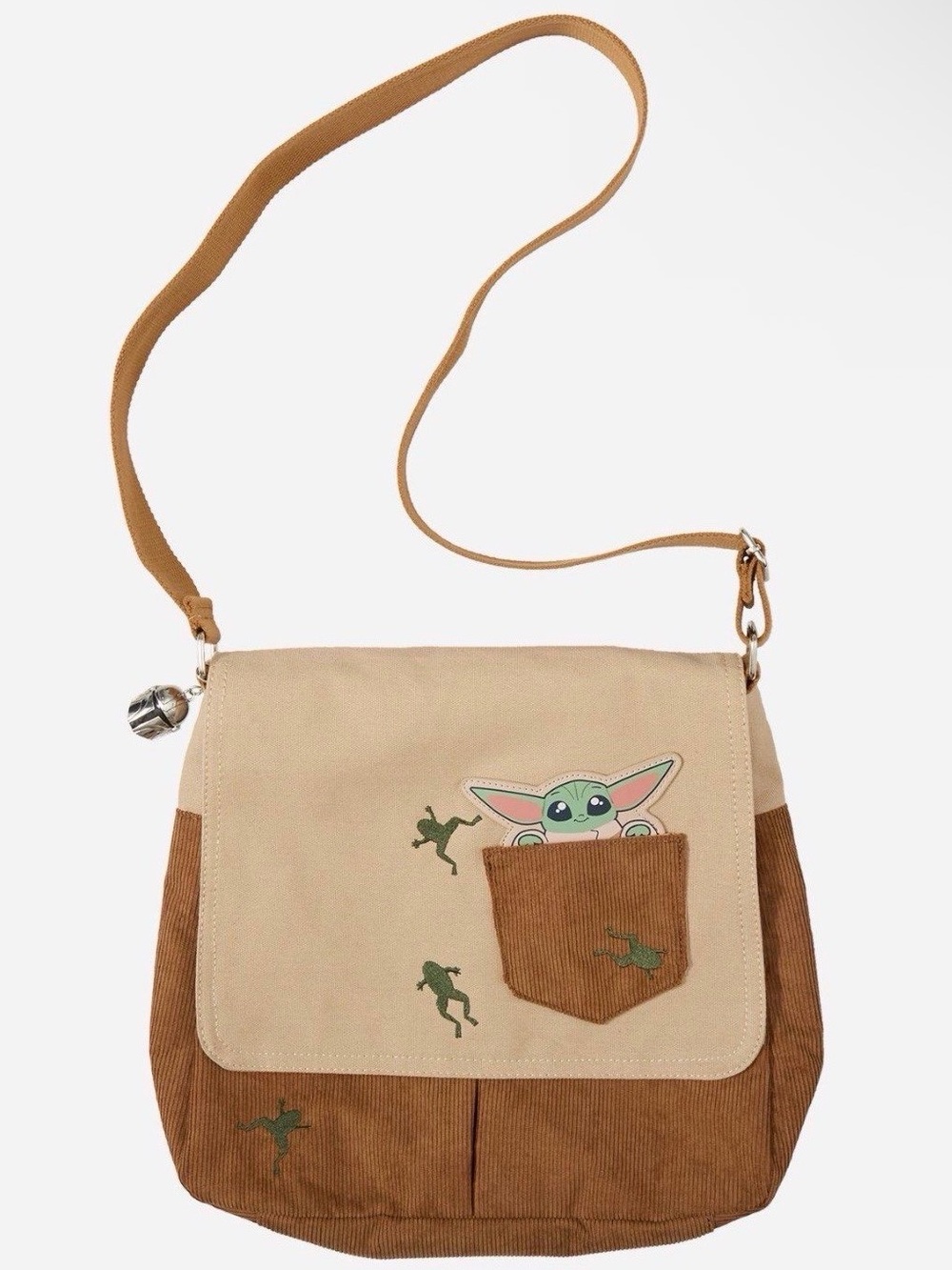 New Star Wars The Mandalorian And Grogu Corduroy Messenger Bag